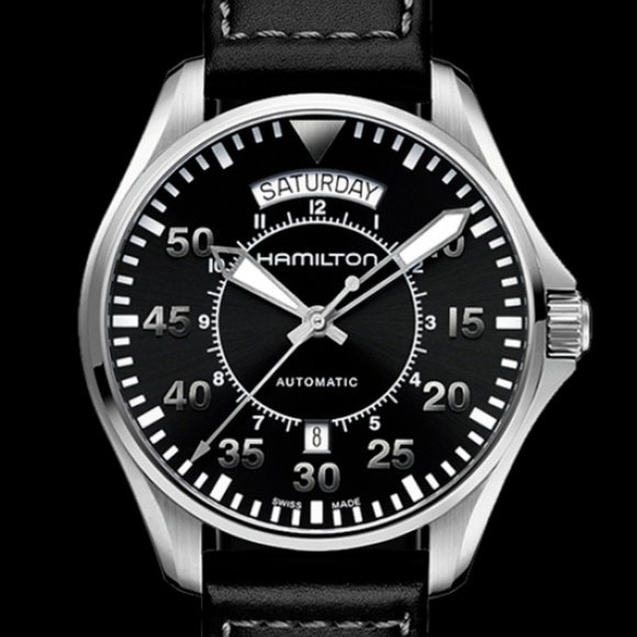 Hamilton Other - Hamilton Pilot (Aviation) Day Date Automatic Watch